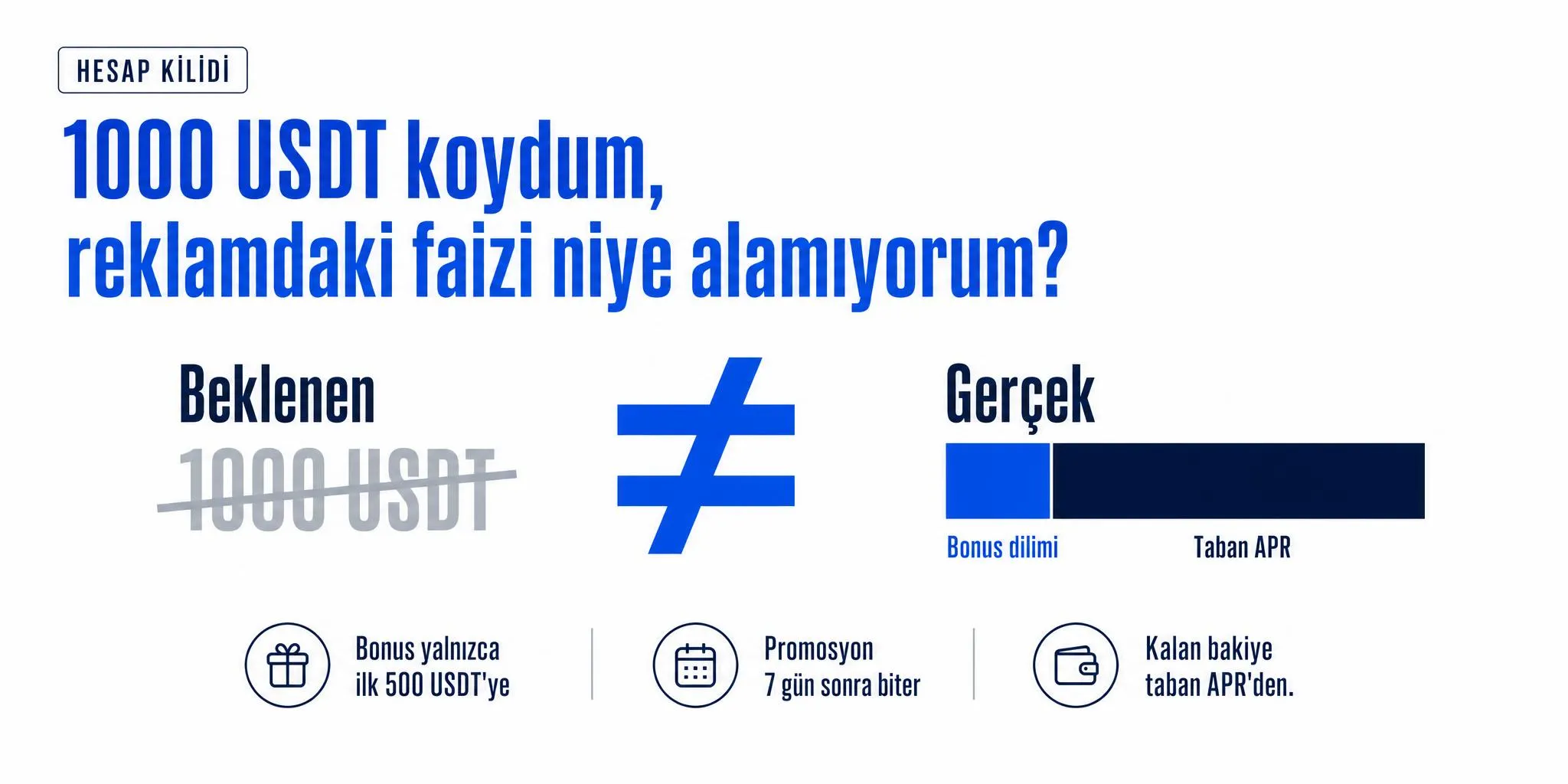 "Up to" APR Ne Demek? Kademeli USDT Getiri Hesaplama