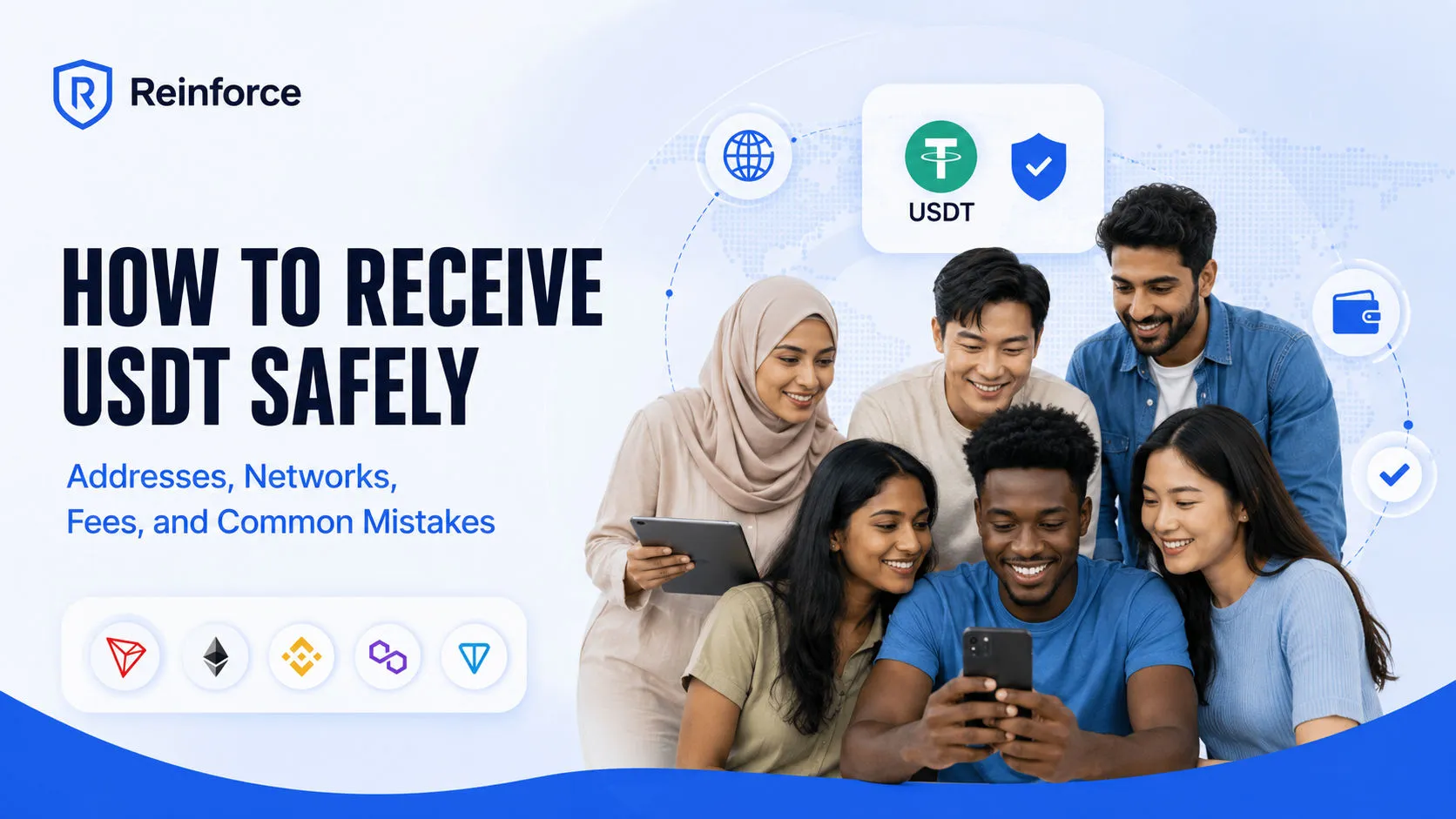 How to Receive USDT Safely: Addresses, Networks & Fees