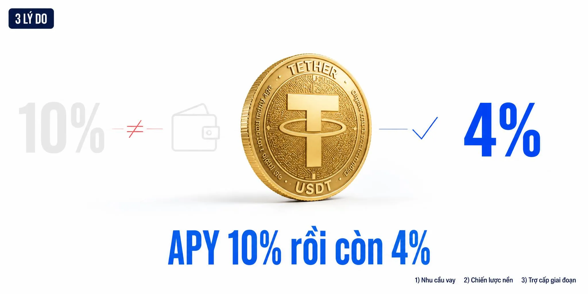 Lãi Suất USDT Thay Đổi Vì Đâu? Hiểu Rõ Vì Sao APY Lúc Cao Lúc Thấp