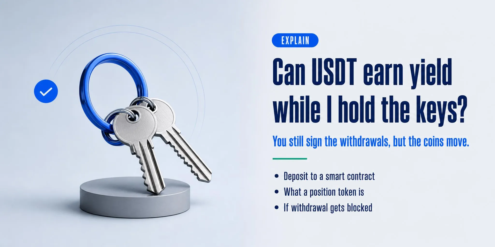 Can USDT Earn Yield in a Self-Custody Wallet?