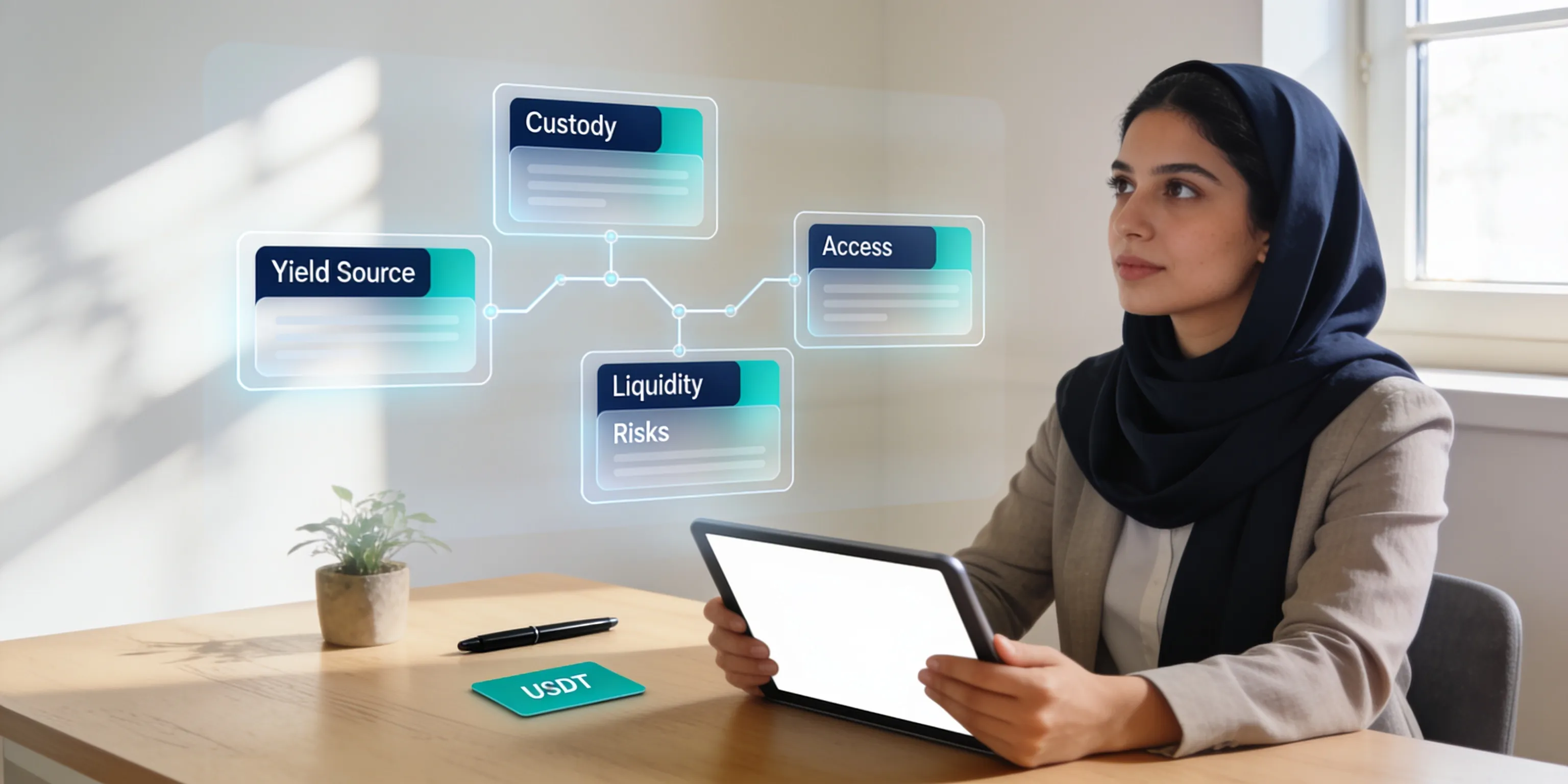 مقارنة بين منصات ادخار USDT المركزية واللامركزية