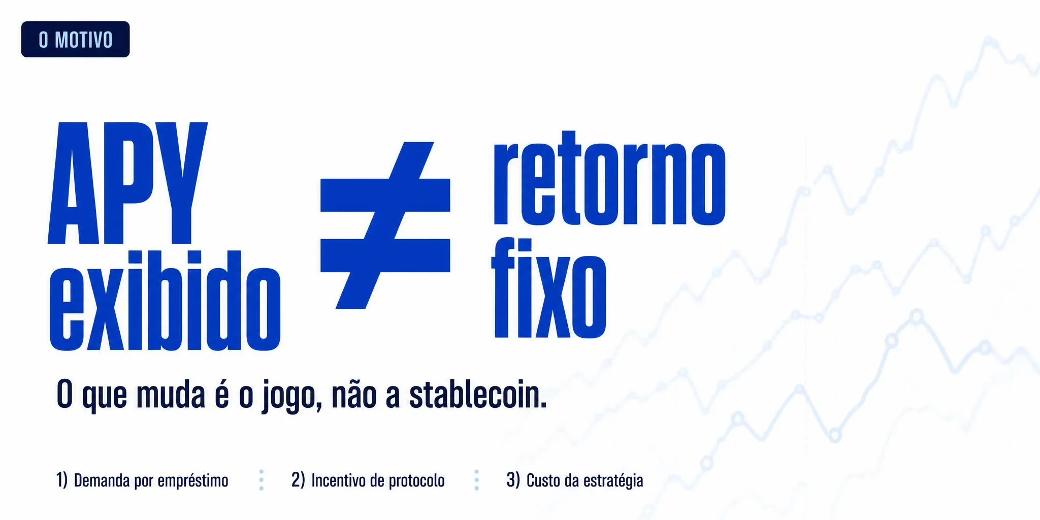 Por que o rendimento da USDT muda? O que faz o APY subir, cair ou sumir