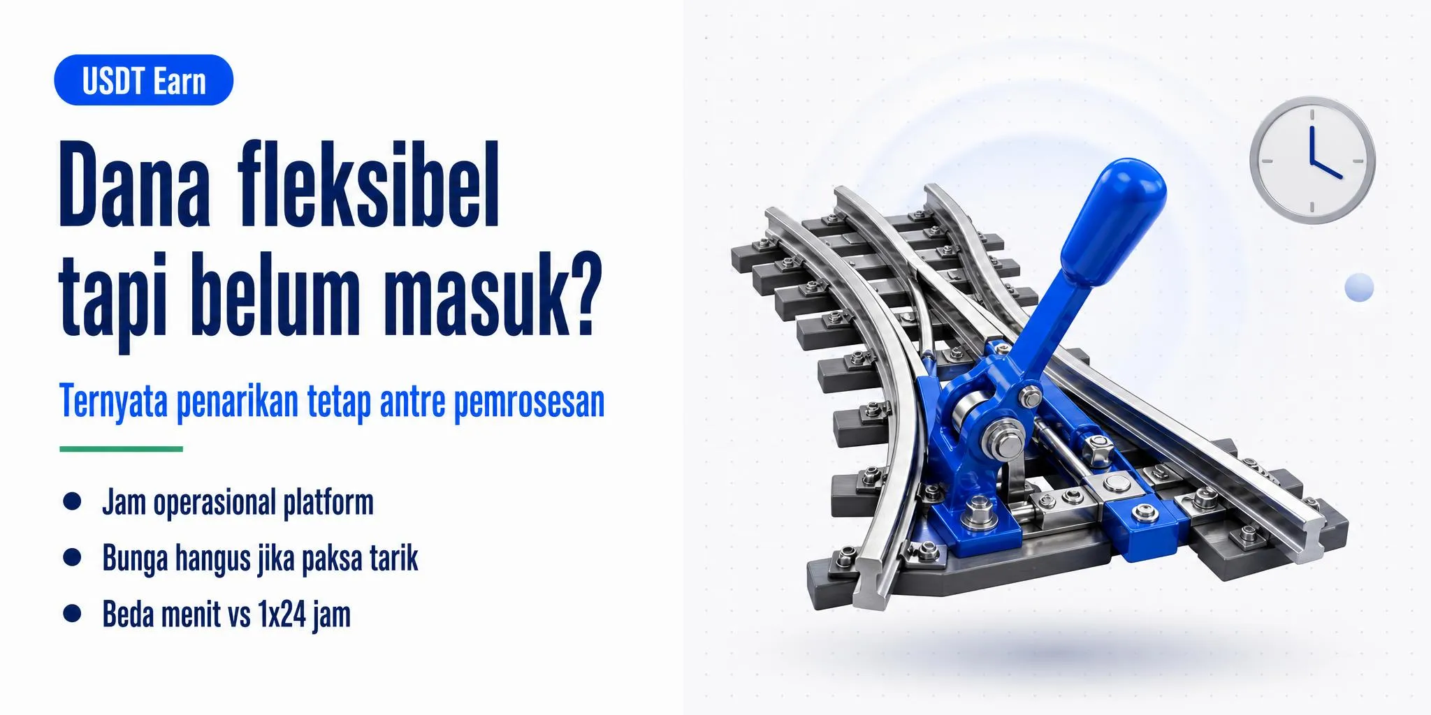 Fleksibel vs Terkunci USDT Earn: Likuiditas, Risiko & Waktu Tarik