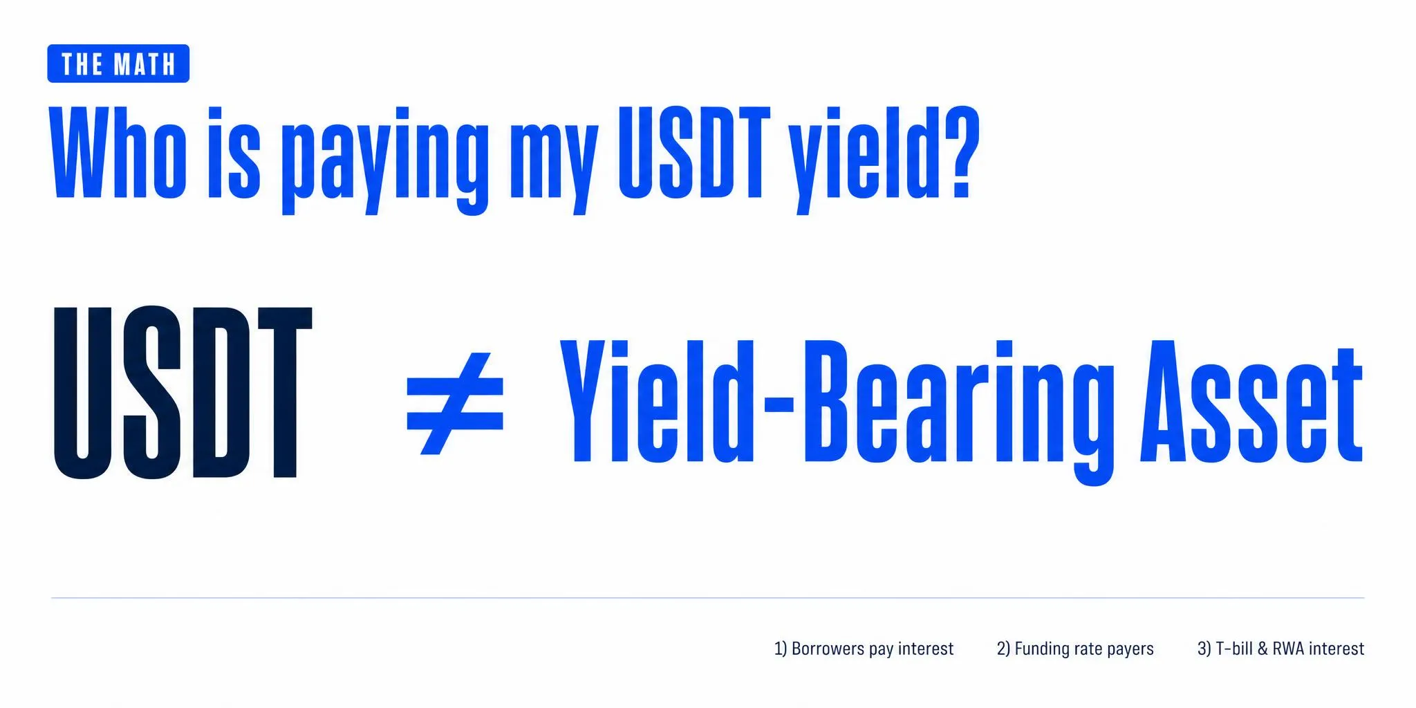 Where Does USDT Yield Actually Come From? Follow the Money