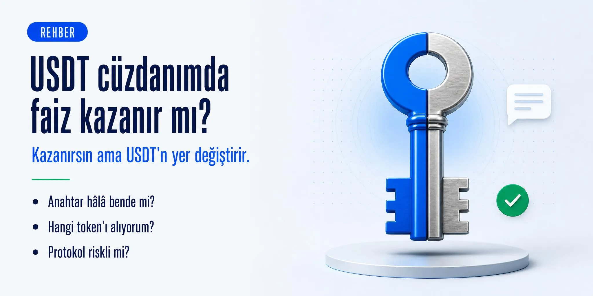 Kendi Cüzdanımda USDT Faiz Kazanma Yöntemleri